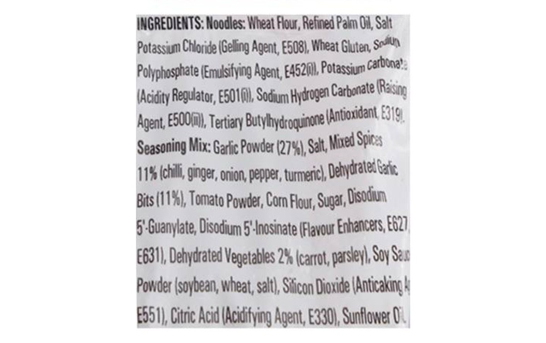 Ching's Secret Hot Garlic Instant Noodles   Pack  60 grams